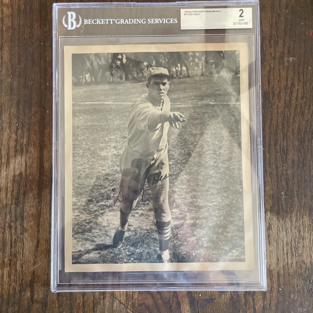 1934 R310 Butterfinger Dizzy Dean - BVG 2 - HOF Cardinals POP 2 Only 2 Higher