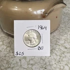 1964 Washington Quarter 25C Silver .900 Business Strike Philadelphia