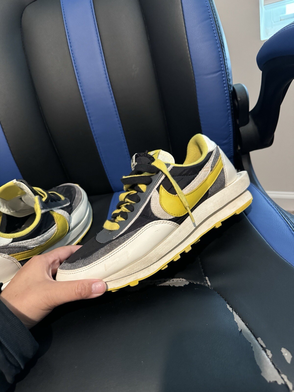 SACAI X NIKE Taglia 10 Nike sacai x Undercover x LDWaffle limone brillante