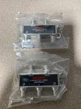 2-ANTRONIX 4-way Splitter Cable TV Splitter 4(way) signal splitter 1-in 4-out