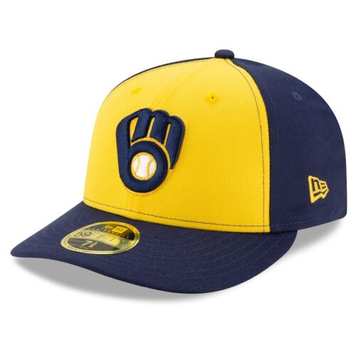 New Era Milwaukee Brewers 59FIFTY On Field Low Profile Authentic Coll Alt 2020 - Picture 1 of 9