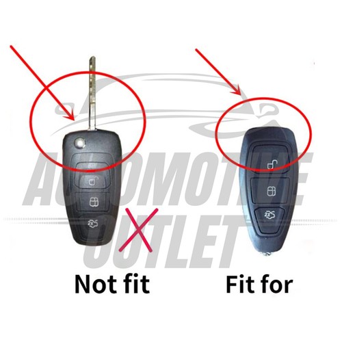 Carcasa de Llave Para Ford Smart Mando 3 4St Mondeo MK3 MK4 Fiesta Fusion Kuga - Imagen 4 de 7