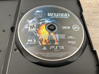 Battlefield 3 - Limited Edition (Sony PlayStation 3, 2011) Disc Only