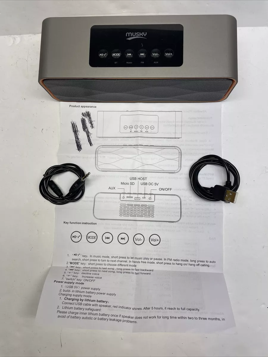 Mini hifi hotsell speaker musky