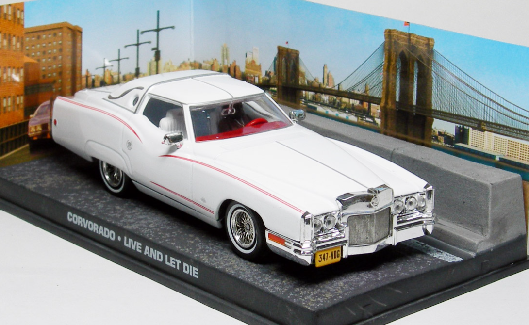 Corvorado Live And Let Die 007 James Bond 143 Diecast Car + Magazine
