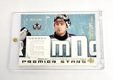MINT #/D GAME USED JERSEY Roman Cechmanek 2003-04 UD Premier Collection LA KINGS