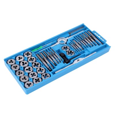 40Pcs Sturdy Thread Cutting Set Drill Tool Set for Metal and Steel Applications