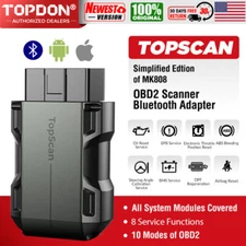 2025 TOPDON Topscan All System Diagnostic Scanner OBD Tool Oil Reset Code Reader