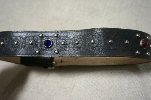 1940-50s Vintage Studded Belt Harley BUCO WW2 Germany Antique