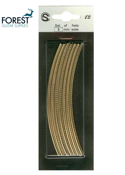 Nickel silver guitar fretwire 6000 style, Bass size set (3 mm) Sintoms ®