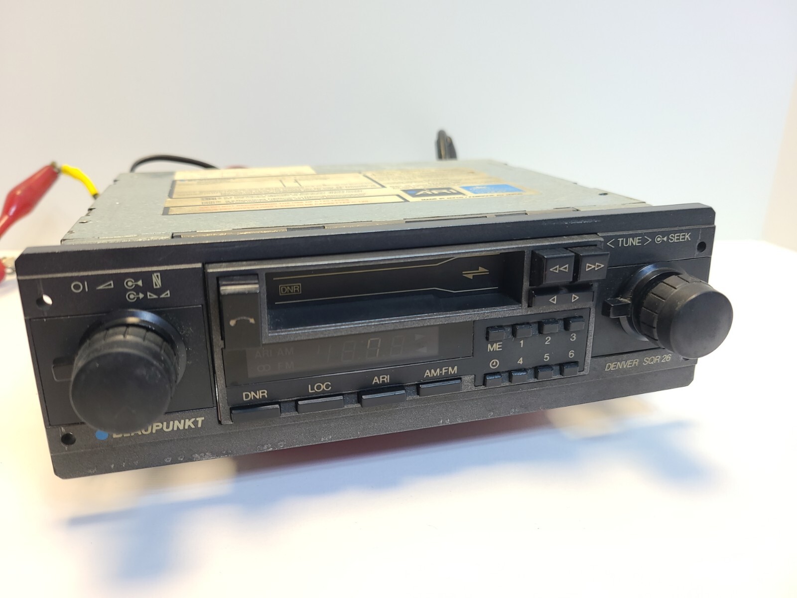 Blaupunkt Denver SQR 26 AM/FM Cassette Radio OEM 80s 90s Porsche 911
