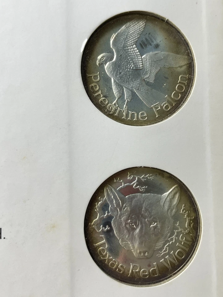 1970 U.S. 'Our Endangered American Wildlife' 4x Coin Silver Set/Book Lot#B2320 - Image 4 of 4