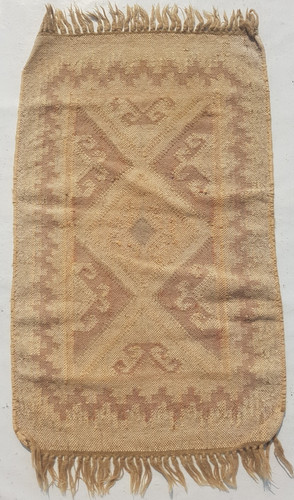 Vintage Traditional Handcrafted Turkish Kilim Rug for Home Décor 91x97 cm