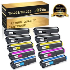 TN221 Toner For Brother TN-225 HL-3170CDW MFC-9130CW MFC-9340CDW TN221BK LOT