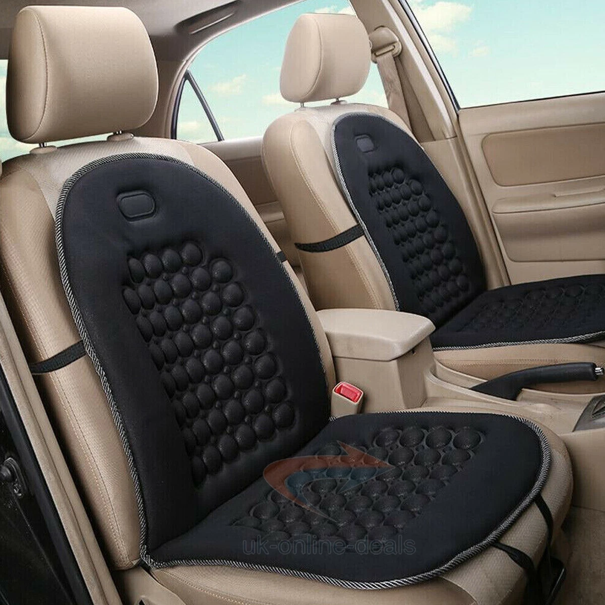 Padded car seat top cushion back support