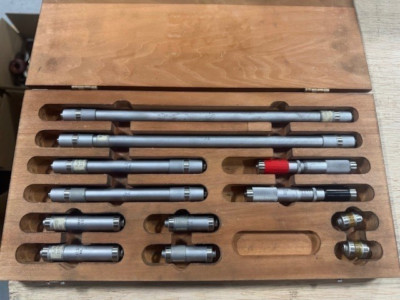 Starrett Inside Micrometer Set 1'' - 12'' range