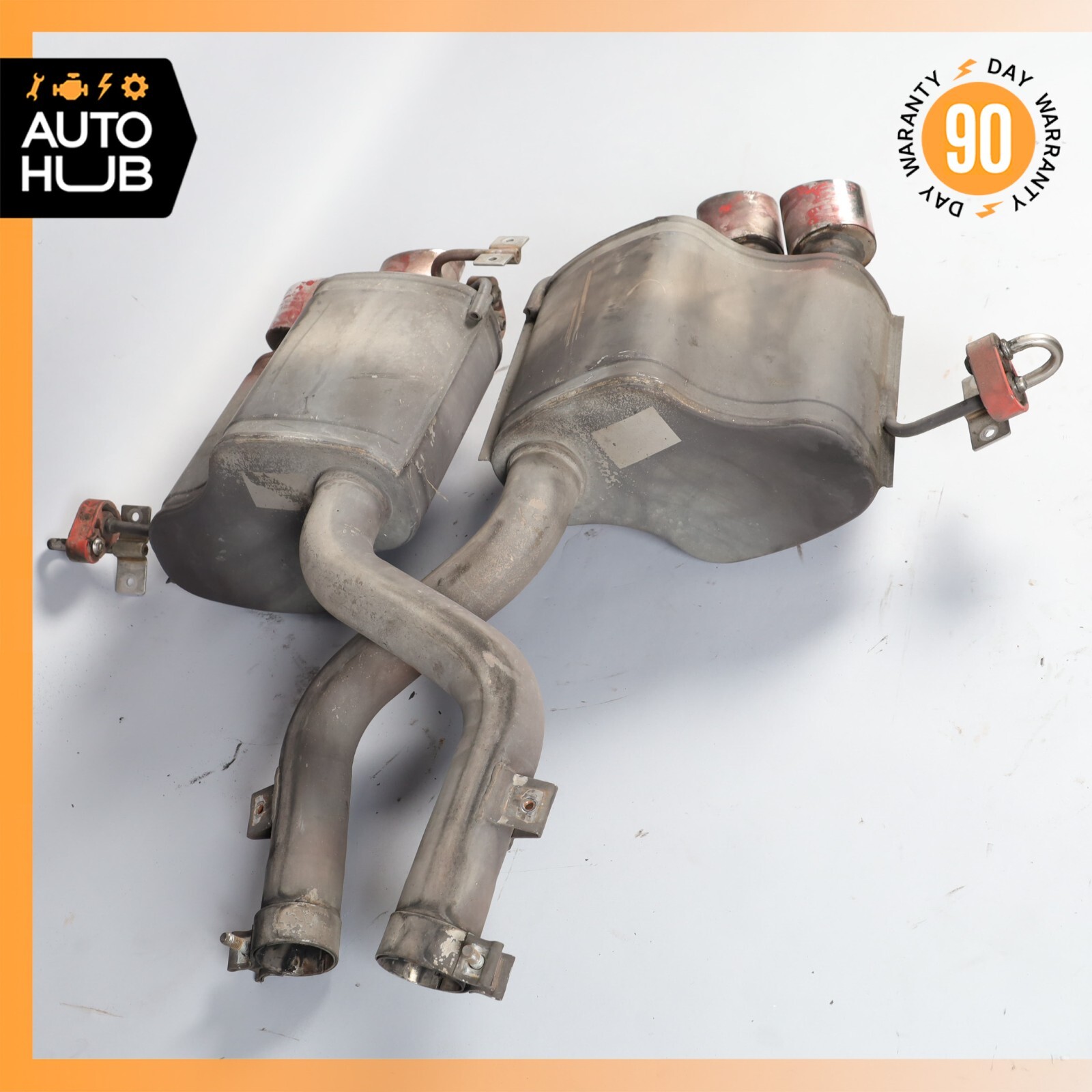 Maserati GranTurismo M145 4.2L Exhaust Mufflers Tips Left & Right Side Set 70k