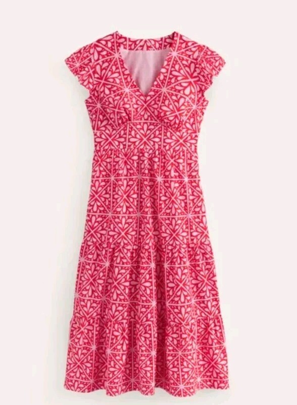 may cotton midi tea dress BODEN May Cotton Tea Midi Dress