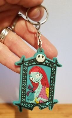 VHTF RARE Loungefly Sally Nightmare Before Christmas Disney Rubber 3D keychain 