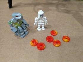 LEGO 8104 Exo-Force Shadow Crawler 99% Complete (Missing 4 Disks) w/ Box+Manual.