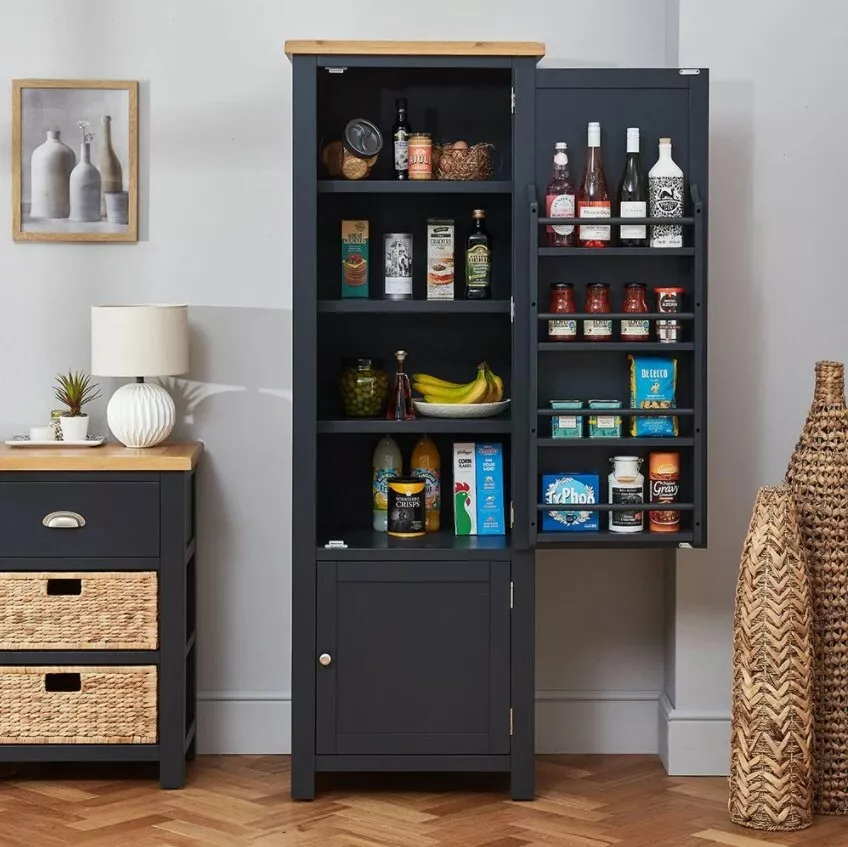 Painted cheap larder cupboard