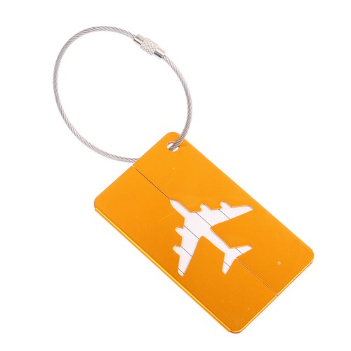 Aluminum Alloy Travel Luggage Tags Baggage Suitcase Address Tag Label =s= - Picture 13 of 19