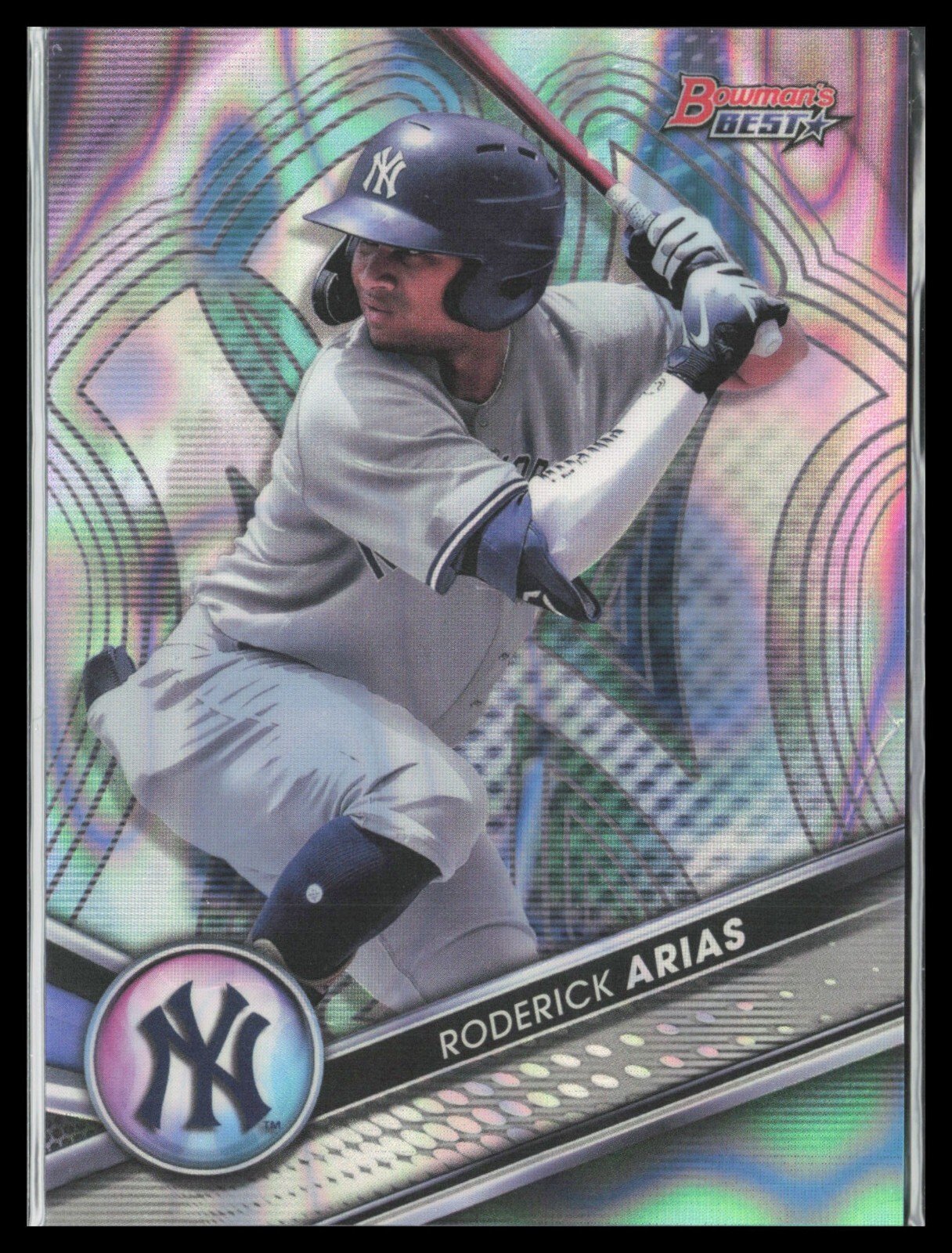 2022 Bowman's Best Top Prospects Aqua Lava Refractors #TP13 Roderick Arias /199