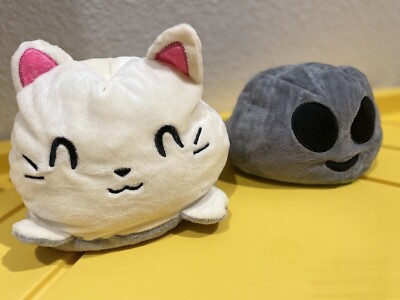 OFFICIAL 20cm REVERSIBLE MOOD COLOUR CHANGING PLUSH SOFT TOYS