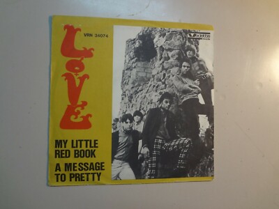 LOVE: My Little Red Book 2:30-A Message To Pretty 2:56-Italy 7'' 1966 Vedette PSL