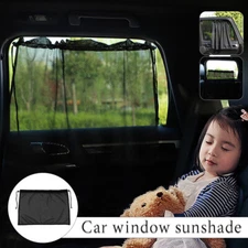 1/2Pair Car Side Window Curtain Auto UV Protection Sun Shade Interior Accessory
