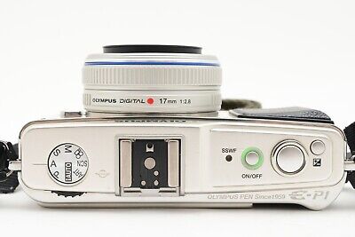 Olympus PEN E-P1 Silver 12.3MP Digital Camera w/17mm Lens