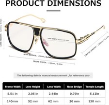 Sunglasses Men Women Unisex Goggle Alloy Big Frame Metal Punk Style Shield