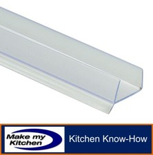 2.5m Clear Plinth Seal Sealing Strip For 18mm Various Pack Sizes