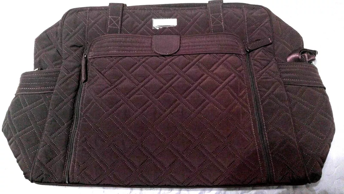 Vera Bradley LARGE STROLL AROUND BABY DIAPER BAG Brown SALE! was $178 NOW  $99.99