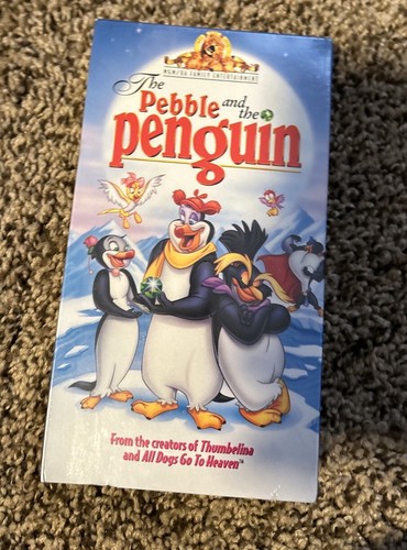 The Pebble and the Penguin (VHS, 1995) RARE / NEW, Small Rip In Seal. Smokers