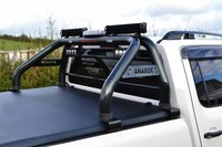 ÜBerrollbüGel +Led +Bremslicht +Tonneau Schutz FüR VW Amarok 2010 - 2016 Schwarz