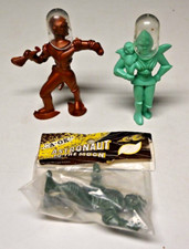 Vintage Lot of 1960s A-OK Astronaut To The Moon Toy Figures One is NIP