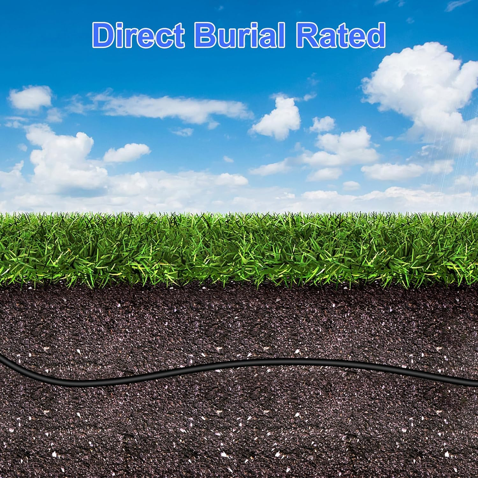 250FT Cat6 Outdoor Cabl InGround Direct Burial 24AWG CCA