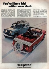 1968 Jeep Jeepster Commando Wagon Convertible Original Color Ad 1968 Jeep Jeepster Commando Wagon Convertible Original Color Ad