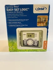 Orbit Easy Set Logic Sprinkler Timer 4 Station All Weather 2008 NIB