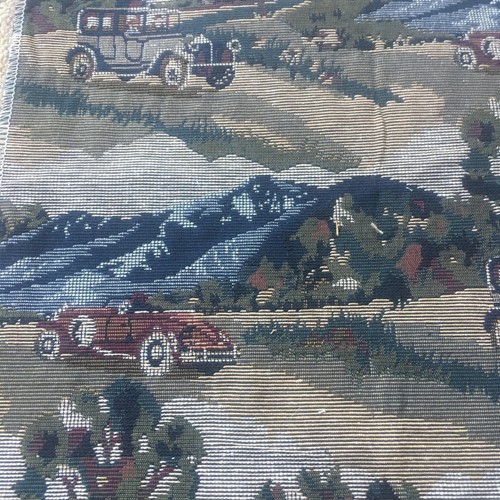 Tapestry fabric. Antique cars. 18x12 - Picture 10 of 10
