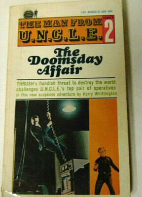 The Man From U.N.C.L.E. #2 The Doomsday Affair 1965 ACE Paperback TV Show Book