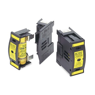 BUSSMANN JTN60060 Fuse Block,31 to 60A,Class J,1 Pole 5KK58
