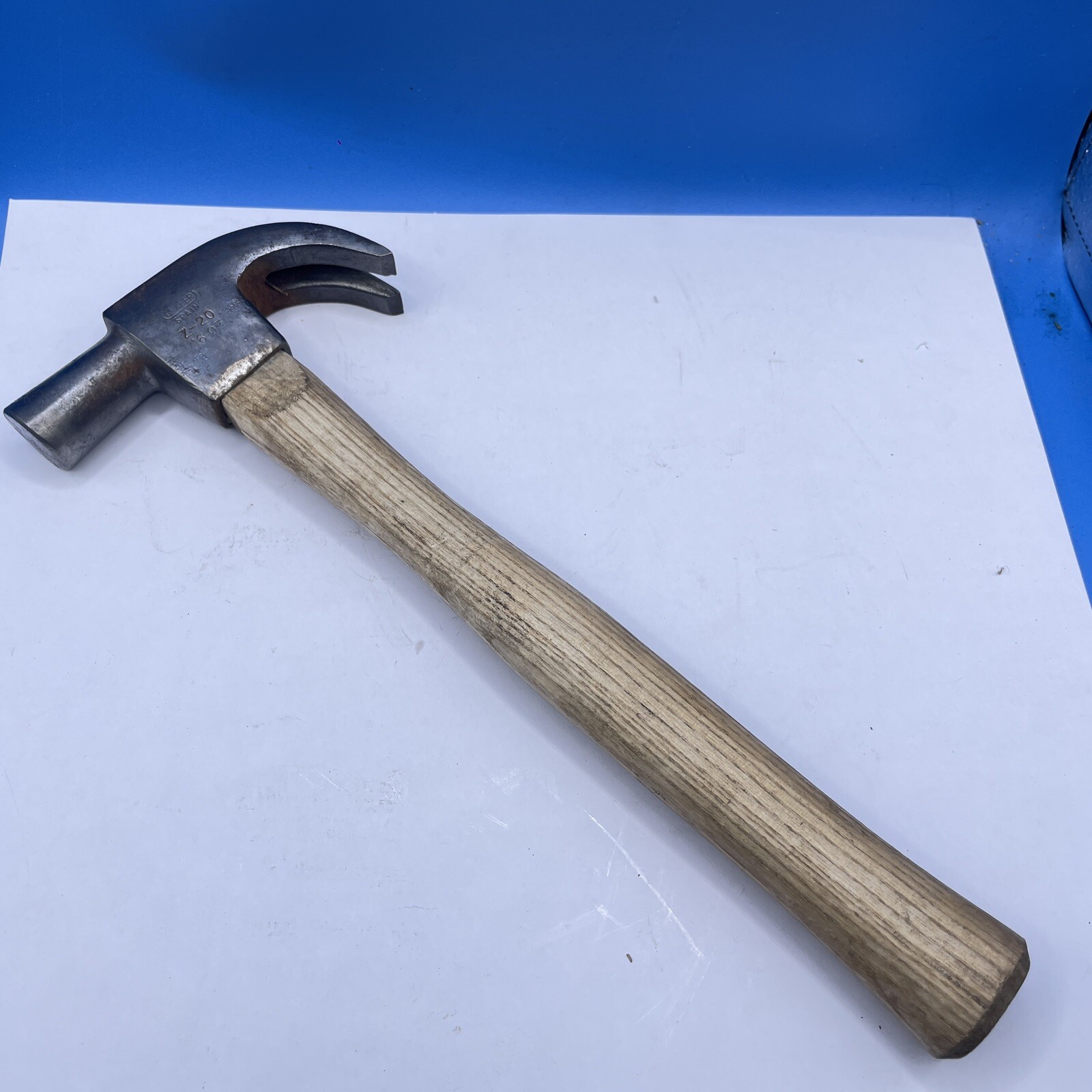 Claw Hammer Draper 16oz Hickory Shaft Z-20 Spain Vintage