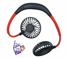 Neck Fan Light Up Personal Mobile Wearable Fans Around Neck Portable Cordless