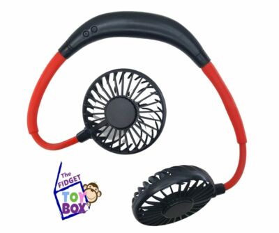 Neck Fan Light Up Personal Mobile Wearable Fans Around Neck Portable Cordless