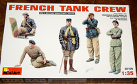 Miniart 35105 : FranzöSische Panzerbesatzung 5 Figuren / Kit 1:35
