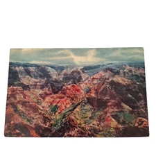 Postcard Waimea Canyon Kauai Island Waimea Hawaii Chrome Unposted