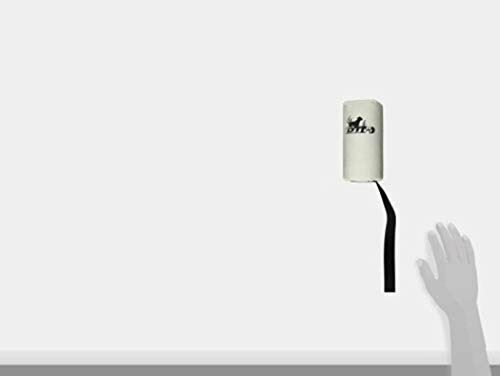 D.T. Systems 6" Launcher Dummy, Bright White with Black Streamer - Picture 2 of 2