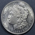 1921 $1 MORGAN SILVER DOLLAR KM# 110 Grade:  Choice BU  A6039